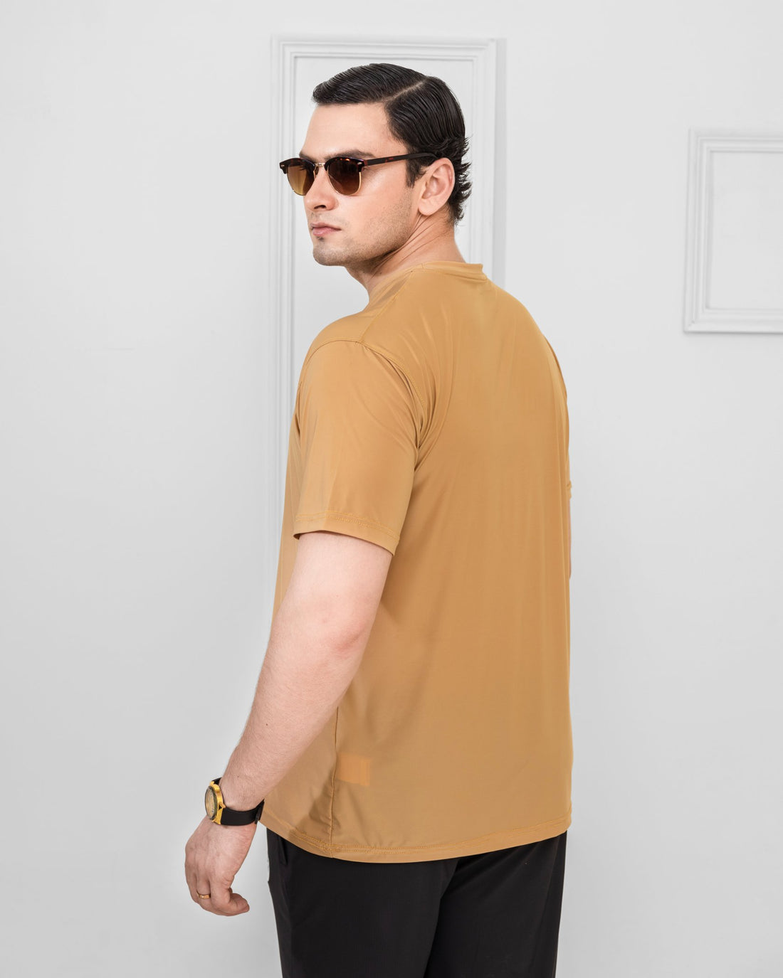 Imported StretchFit T-Shirt – Mustard