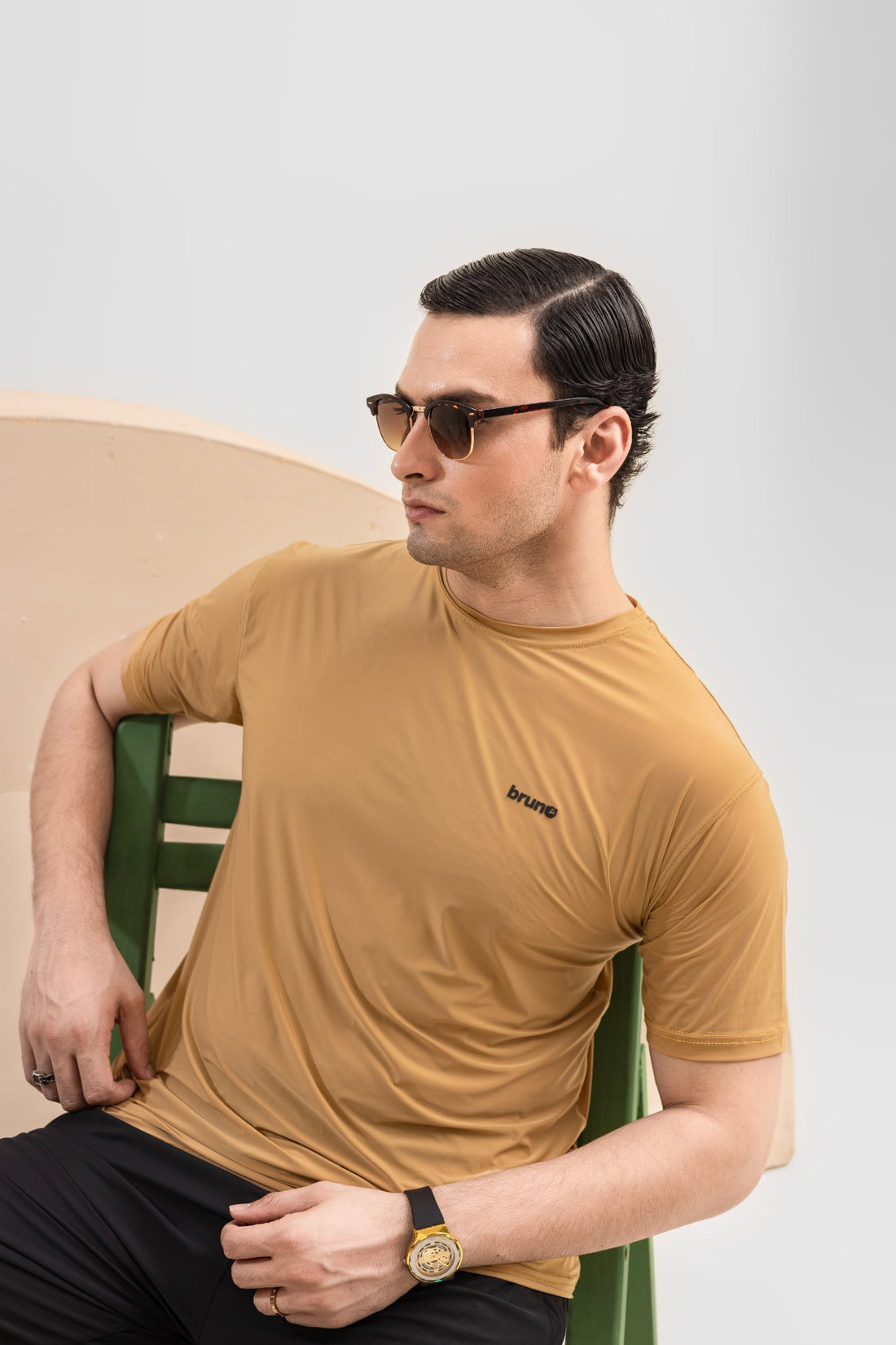 Imported StretchFit T-Shirt – Mustard