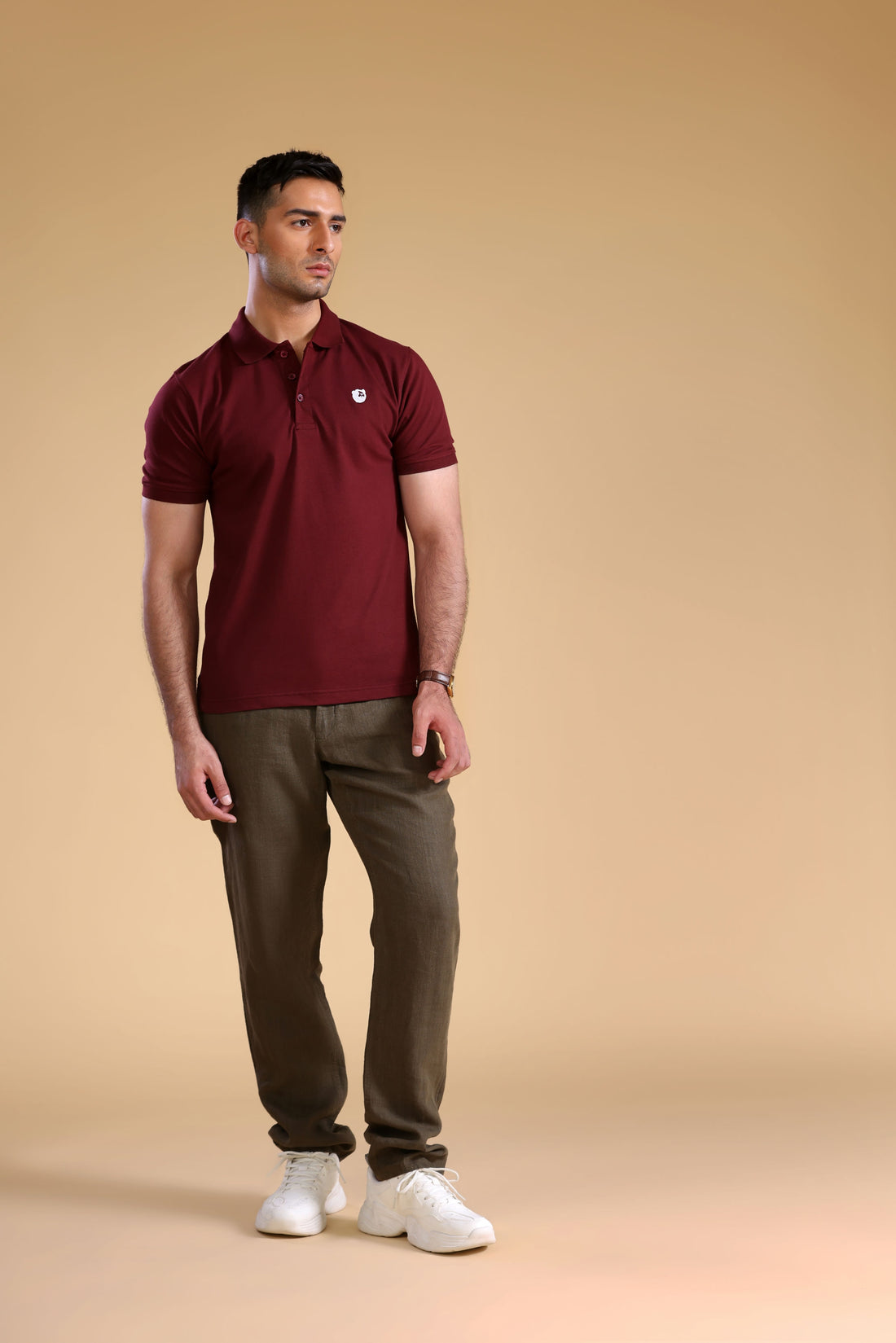 Luxury Touch Burgundy Polo