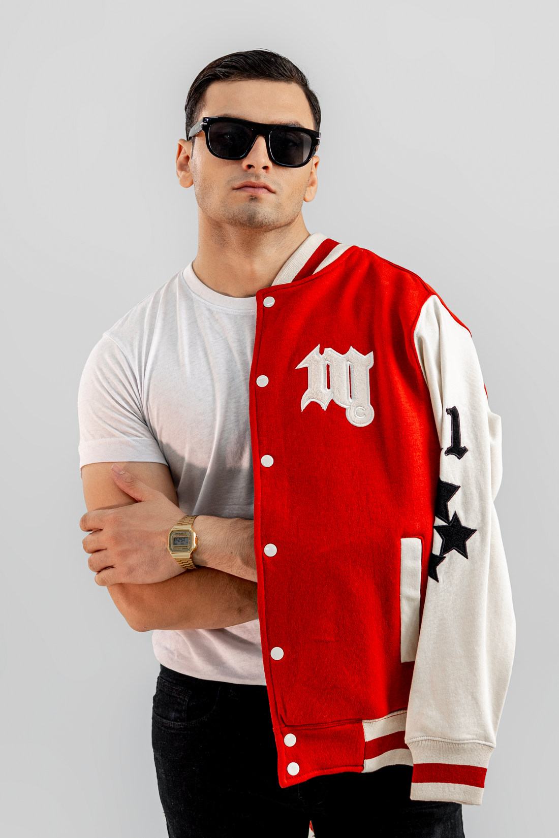 Exclusive Red Varsity Jacket