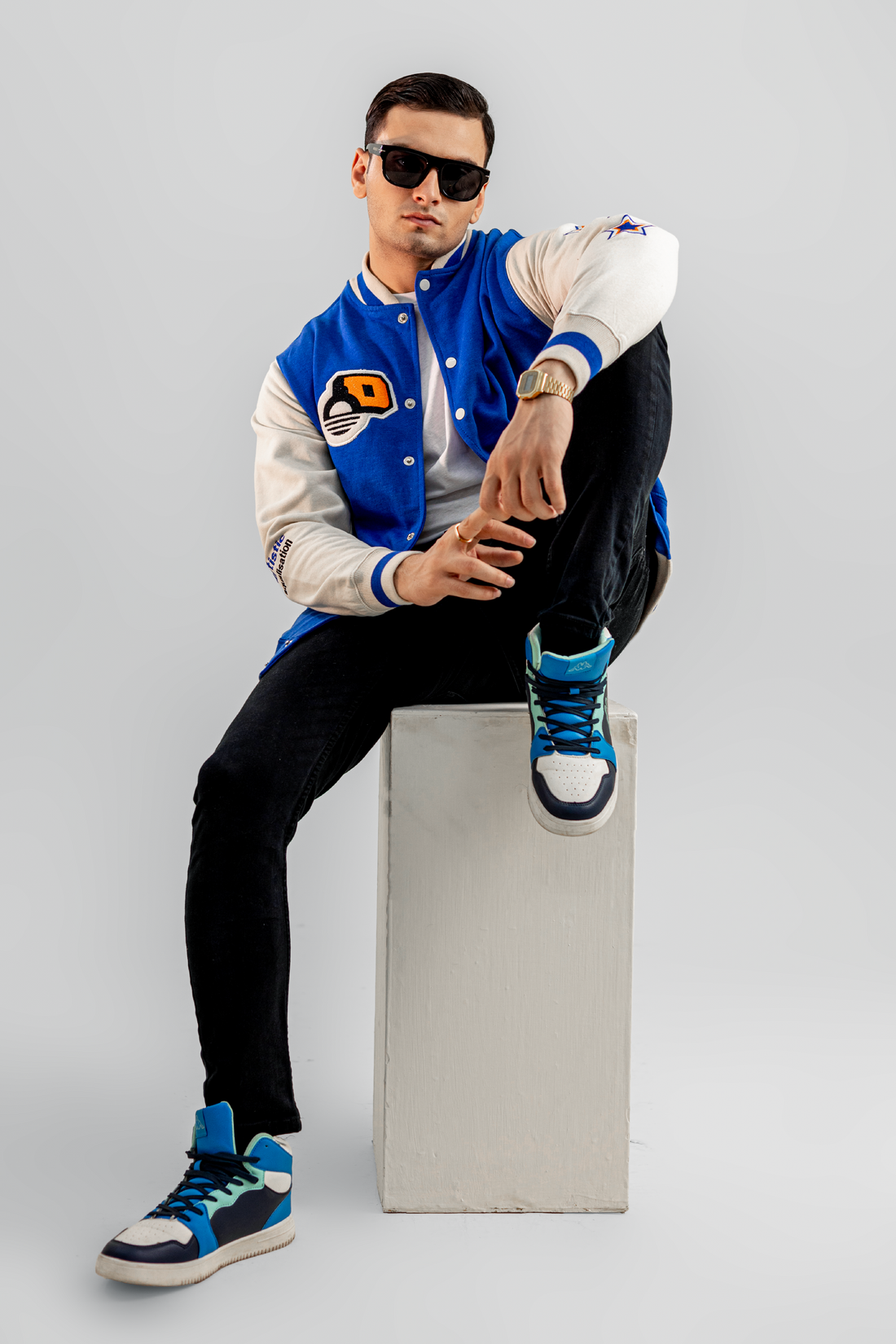 Exclusive Blue Varsity Jacket